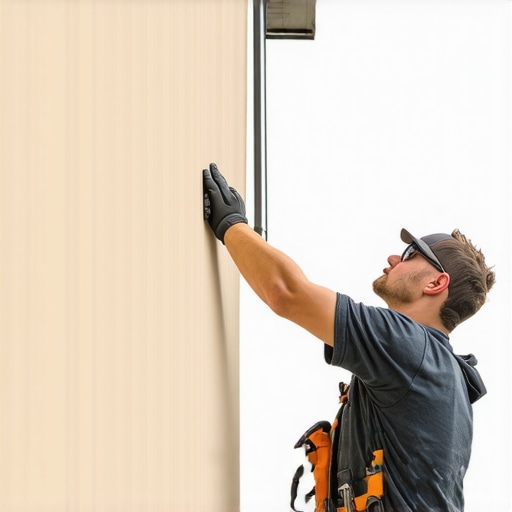 Proper Installation of Motorized Patio Shades Technician correctly installing motorized outdoor shades with precise alignment and secure mounting