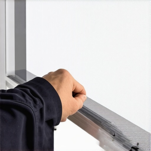 The 5-minute track fix that stops motorized patio screens from bunching
